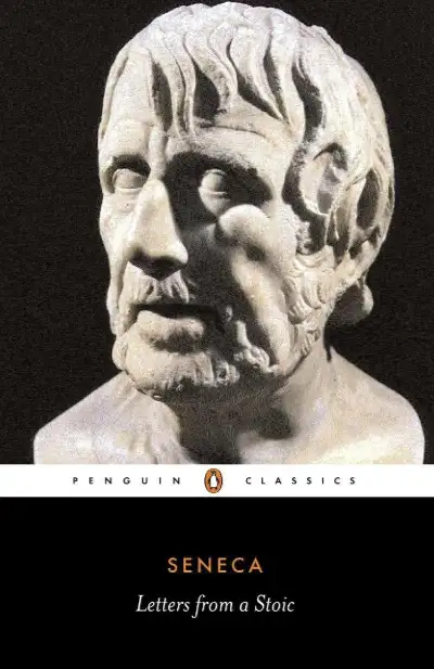 Letters from a Stoic by Seneca book cover, featuring practical Stoic philosophy through memorable metaphors